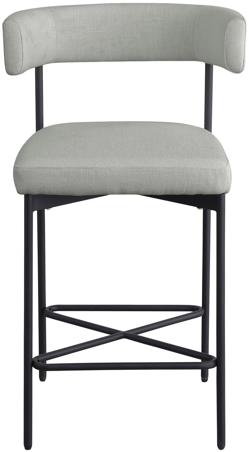 Rivage - Durable Stool With Black Frame (Set of 2)