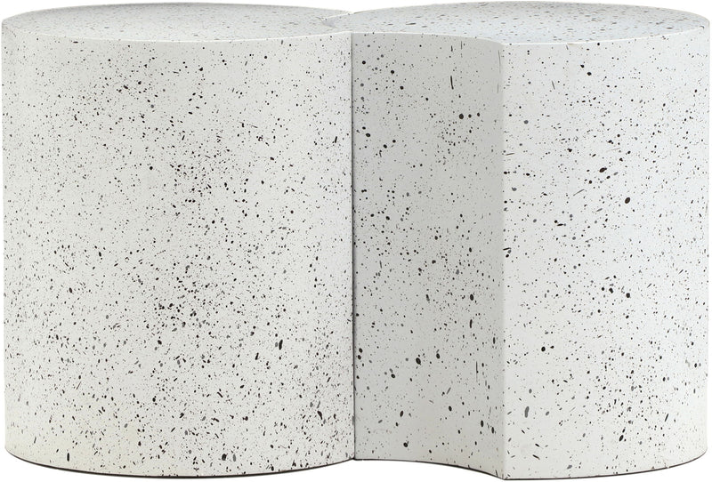 Dimple - End Table - Terazzo Finish