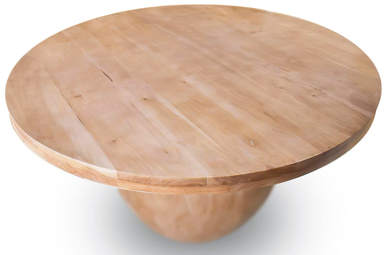 Halton 52" Natural Acacia Wood Dining Table