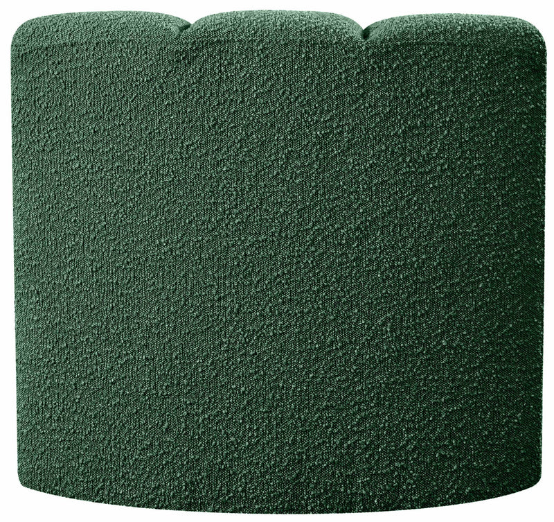 Arc - Boucle Fabric Curved Corner Chair