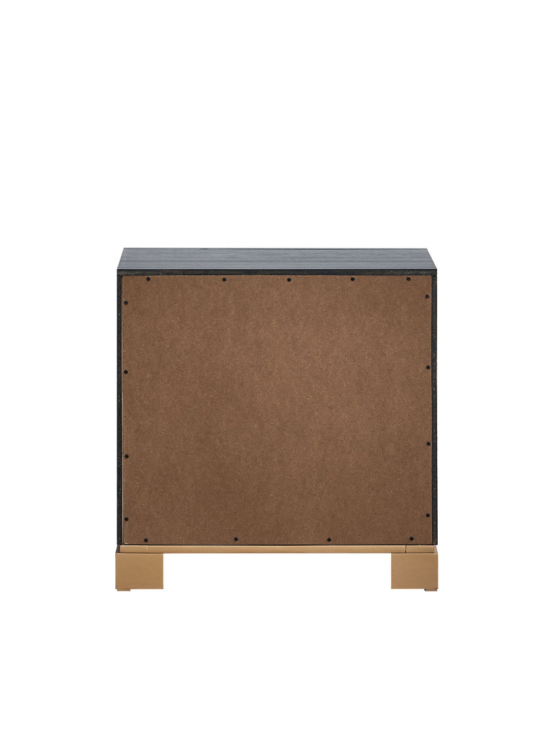 Kramer - Nightstand - Black / Gold