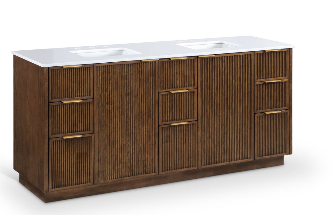 Willard - Engineered Stone And Solid Wood Bathroom Vanity