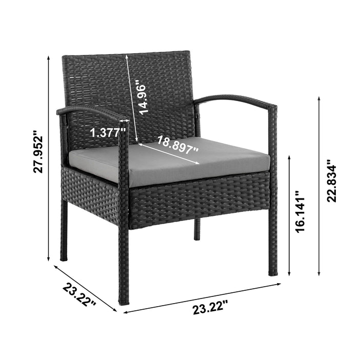 Manhattan Noli - 4-Piece Conversation Set
