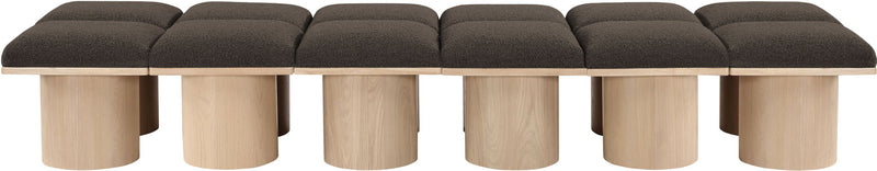 Pavilion - 12 Piece Modular Bench With Natural Base