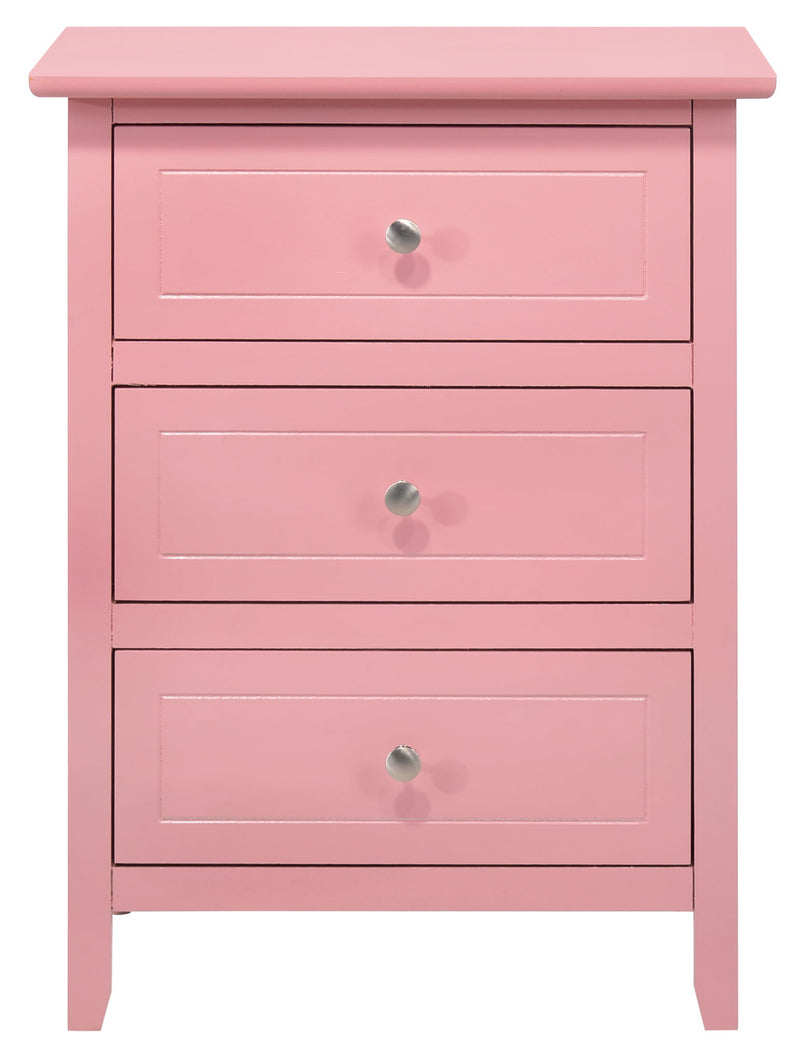 Glory Furniture - Daniel - 3 Drawer Nightstand