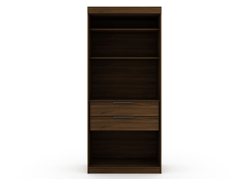 Manhattan Mulberry - Wardrobe Closet With Open Space