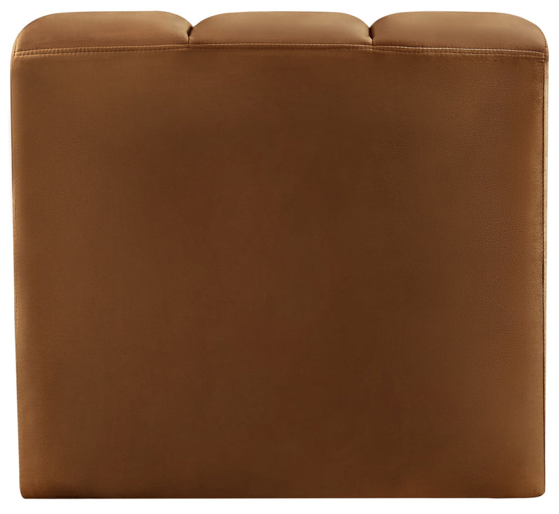 Arc Saddle Velvet Upholstered Modular Curved Corner Chair