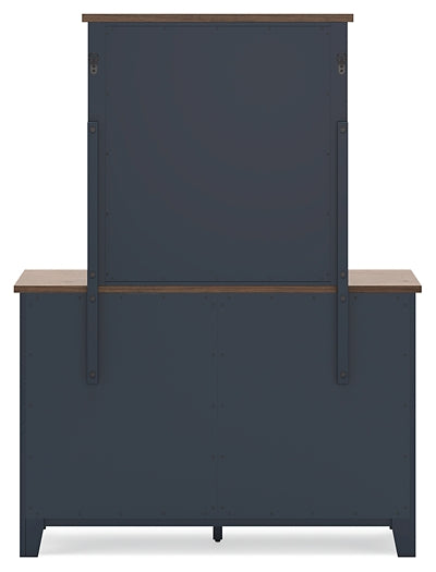 Landocken Twin Panel Bed, Dresser, Mirror, Chest and Nightstand