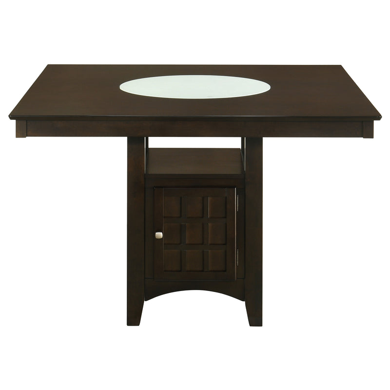 Gabriel 5-piece Square Counter Height Dining Set Cappuccino