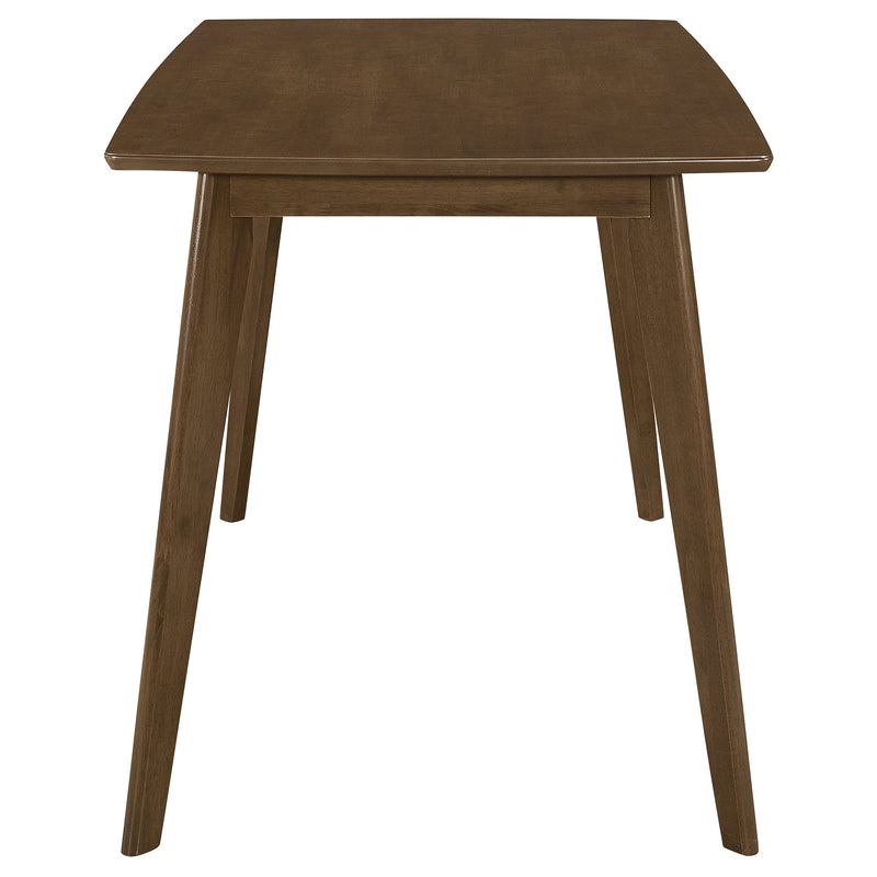Kersey 5-piece Rectangular Dining Table Set Chestnut