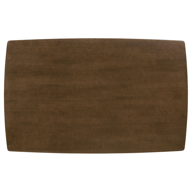 Kersey 5-piece Rectangular Dining Table Set Chestnut