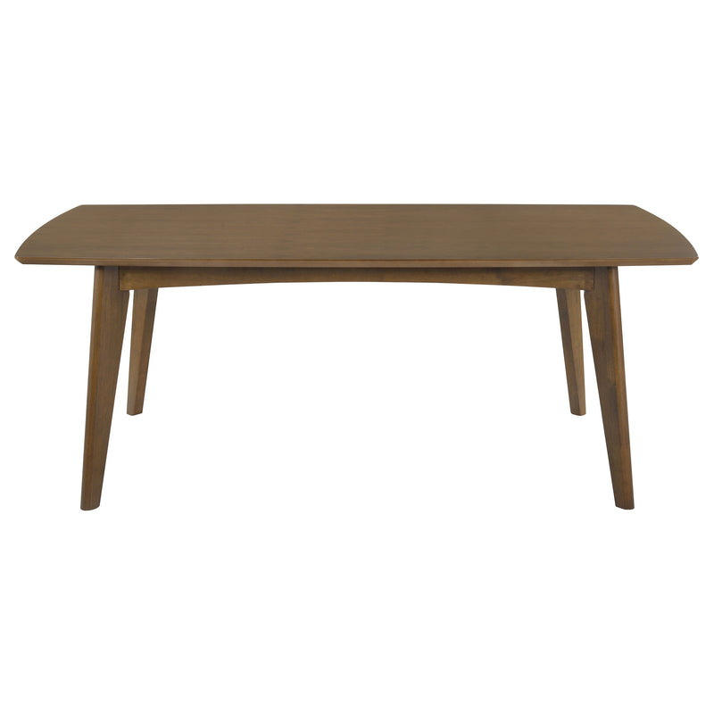 Malone Rectangular 78-inch Wood Dining Table Dark Walnut