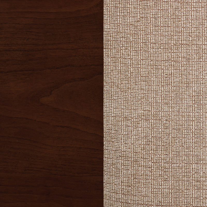 Lavon Wood Counter Height Dining Chair Tan and Espresso (Set of 2)