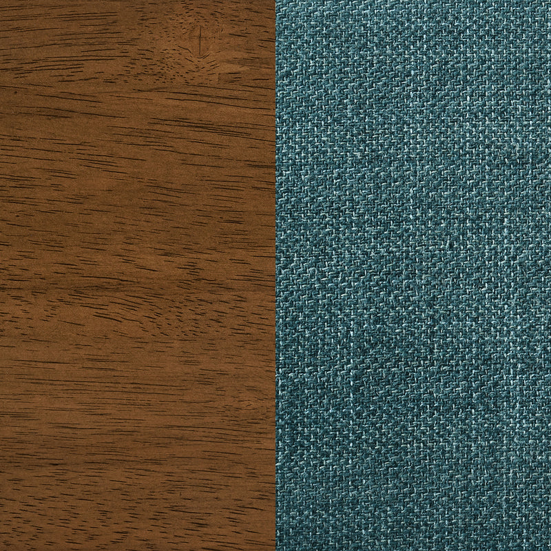 Paxton Upholstered Dining Side Chair Teal Blue (Set of 2)