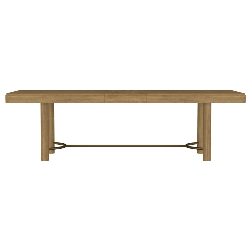 Arini 9-piece Extension Leaf Dining Table Set Sand Wash and Black