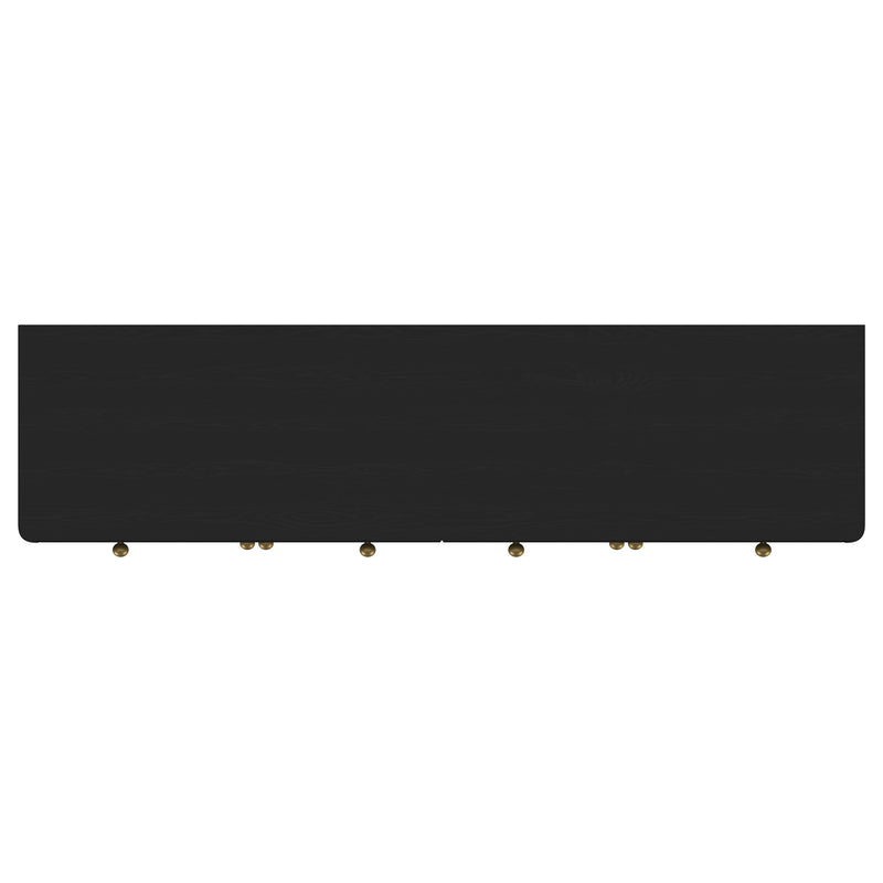 Arini 2-drawer Cane Door Dining Sideboard Server Black