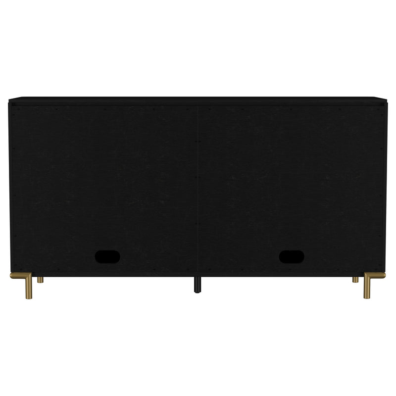 Arini 2-drawer Cane Door Dining Sideboard Server Black