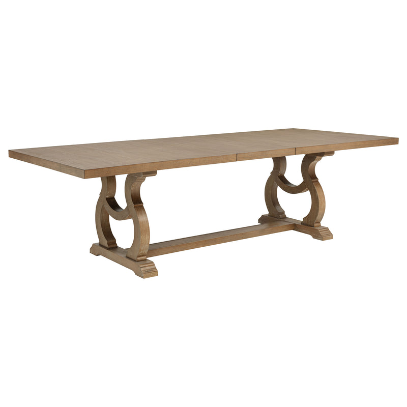 Brockway 5-piece Extension Leaf Dining Set Barley Brown