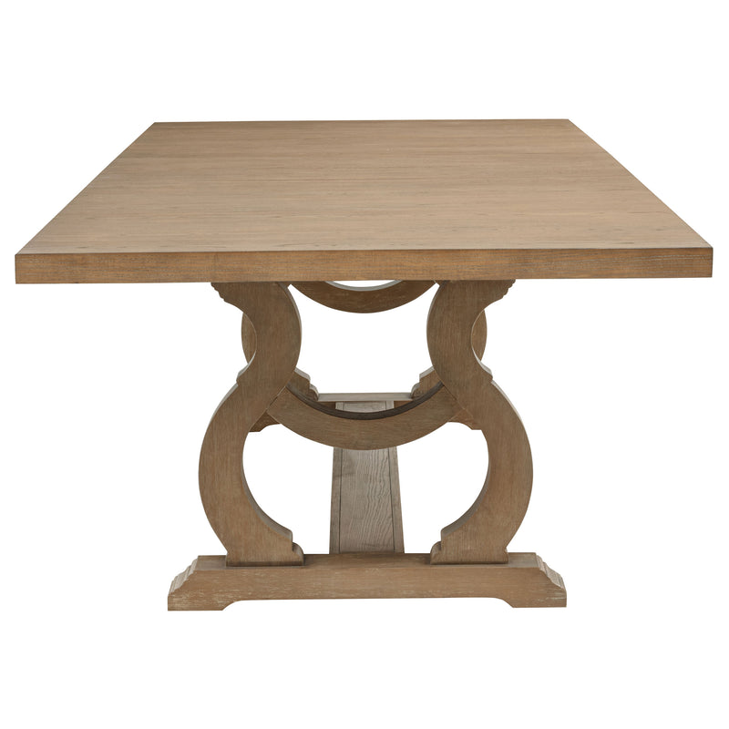 Brockway 7-piece Extension Leaf Dining Set Barley Brown