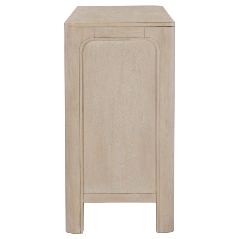 Solano Sliding Door Dining Sideboard Server Weathered Mango