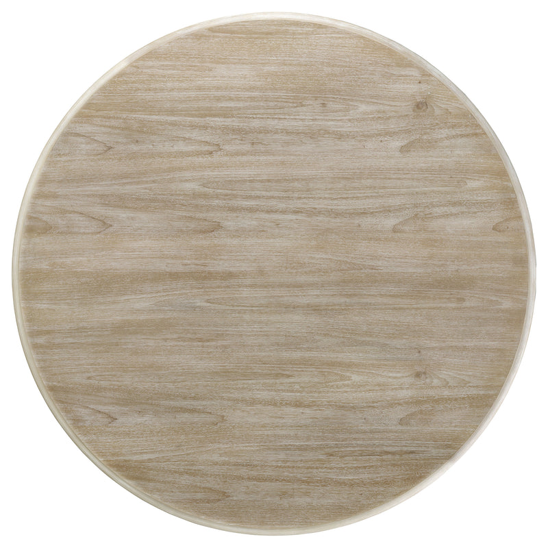 Trofello 5-piece Round Dining Table Set White Washed