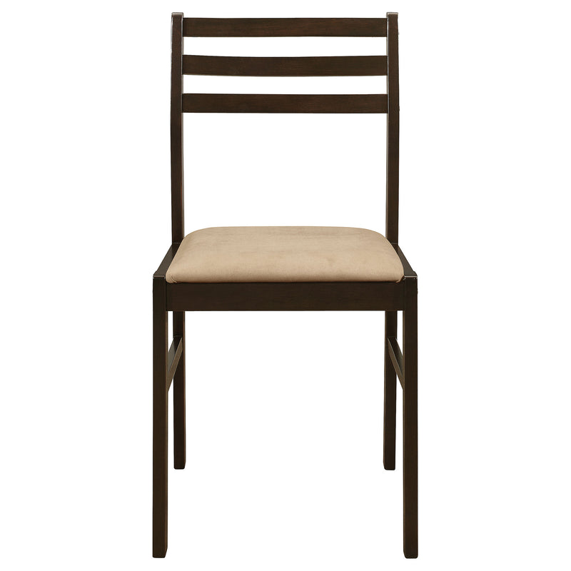 Bucknell 3-piece Round Drop Leaf Dining Table Set Cappuccino