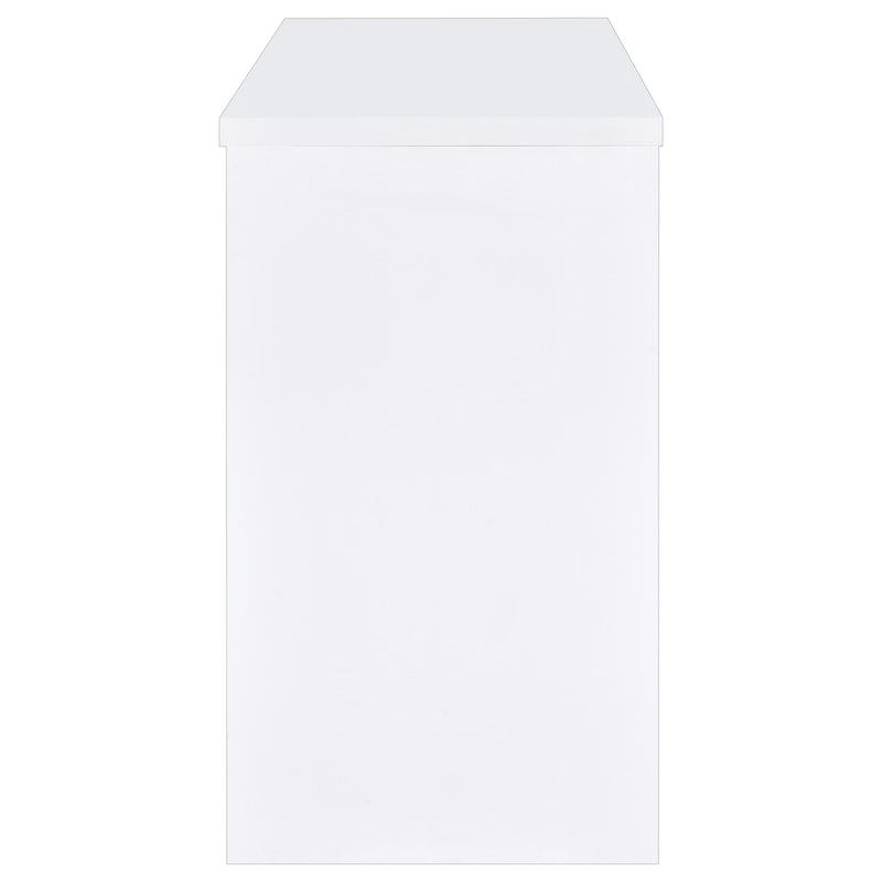 Topanga Engineered Wood Freestanding Home Bar White
