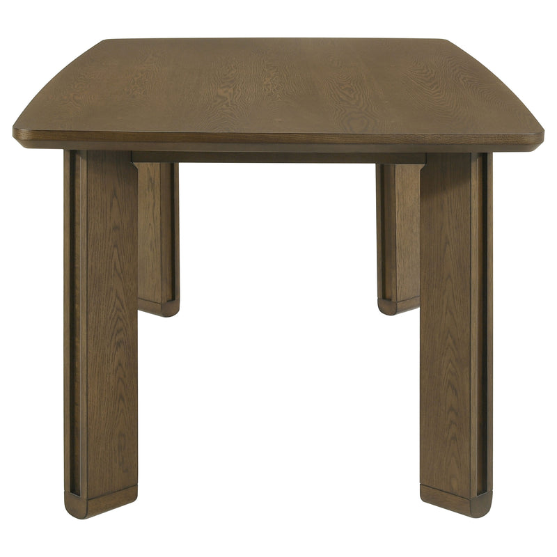 Ottowa 7-piece Rectangular Wood Dining Room Table Set Brown