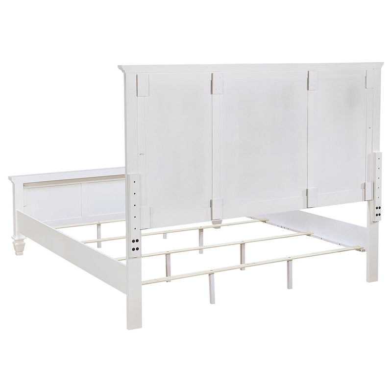 Sandy Beach 5-piece Eastern King Bedroom Set Cream White