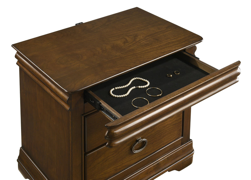 Garland 4-piece Eastern King Bedroom Set Brown Cherry