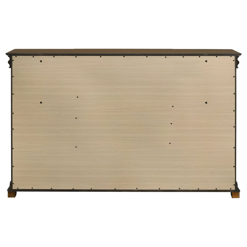 Garland 9-drawer Bedroom Dresser Cabinet Brown Cherry