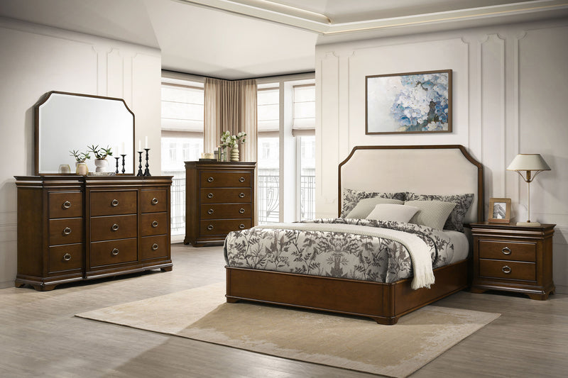 Garland 4-drawer Bedroom Chest of Drawers Brown Cherry