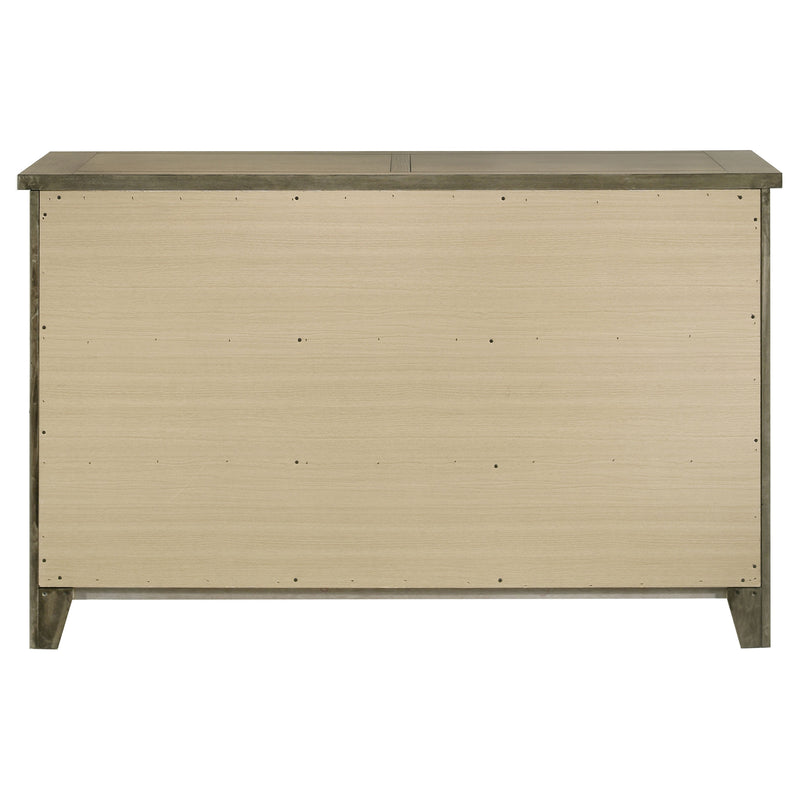 Hazlewood 6-drawer Bedroom Dresser Cabinet Vineyard Oak