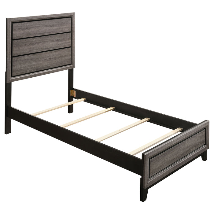 Watson Four-piece Twin Bedroom Set Grey Oak