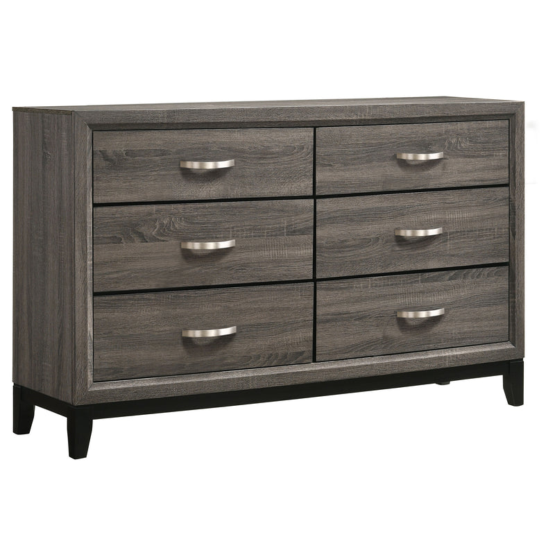 Watson Four-piece Twin Bedroom Set Grey Oak