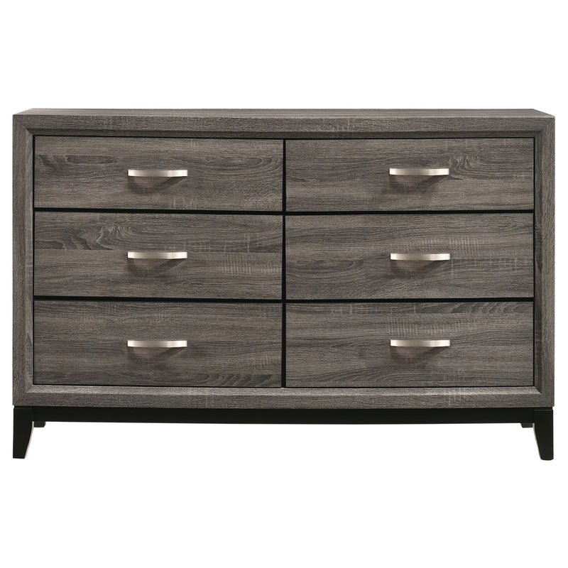 Watson Four-piece Twin Bedroom Set Grey Oak