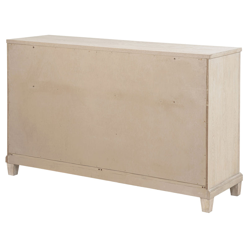 Pembroke 6-drawer Bedroom Dresser Cabinet Washed Oak