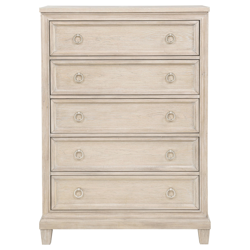 Pembroke 5-drawer Chest of Drawers Washed Oak