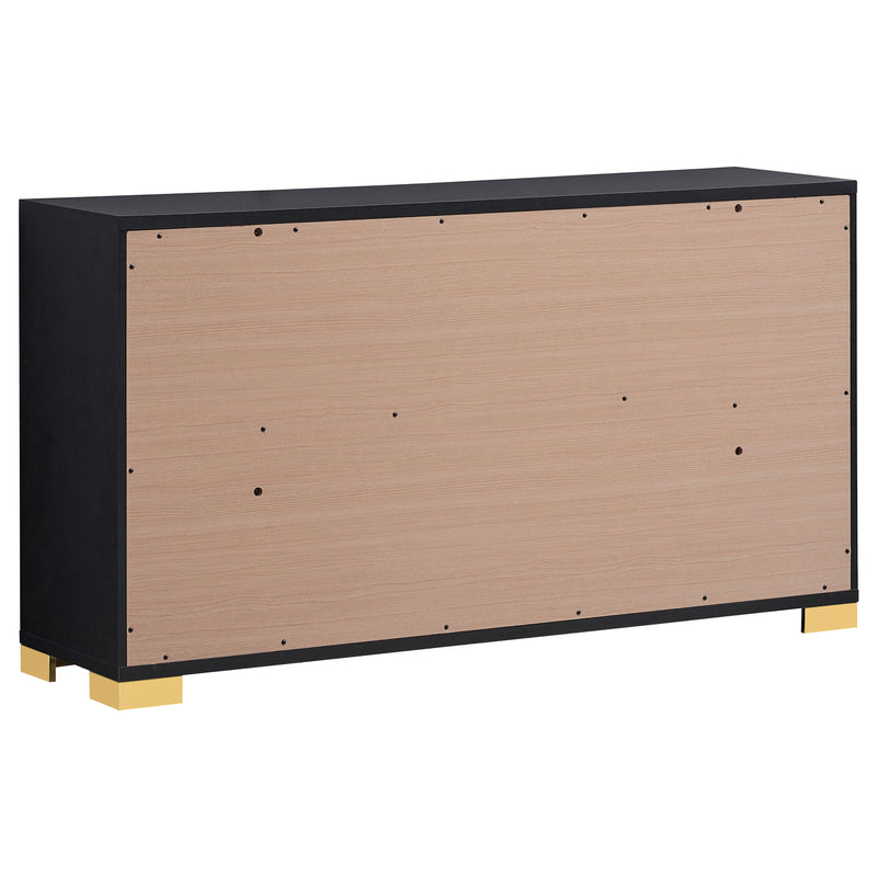 Marceline 4-piece Eastern King Bedroom Set Black