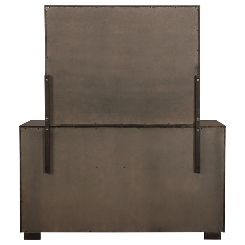 Durango 8-drawer Dresser with Mirror Smoked Peppercorn