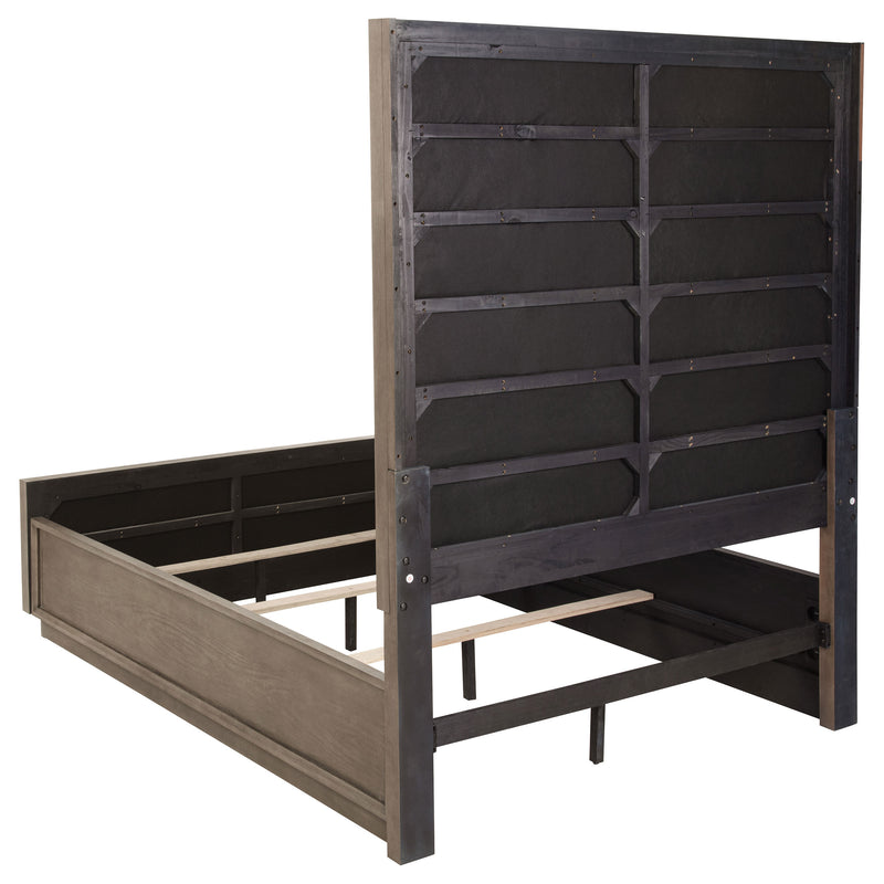 Durango 80-inch Queen Panel Bed Taupe Oak