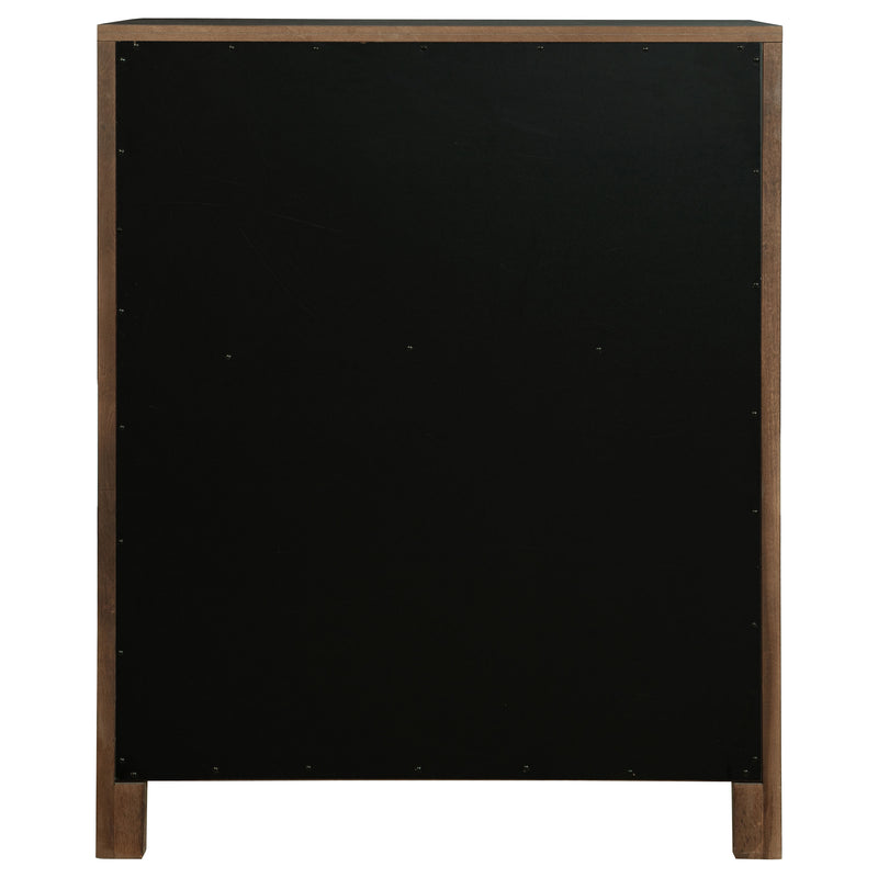 Maderia 5-drawer Chest of Drawers Walnut