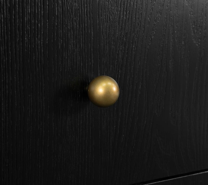 Arini 3-drawer Nightstand Black