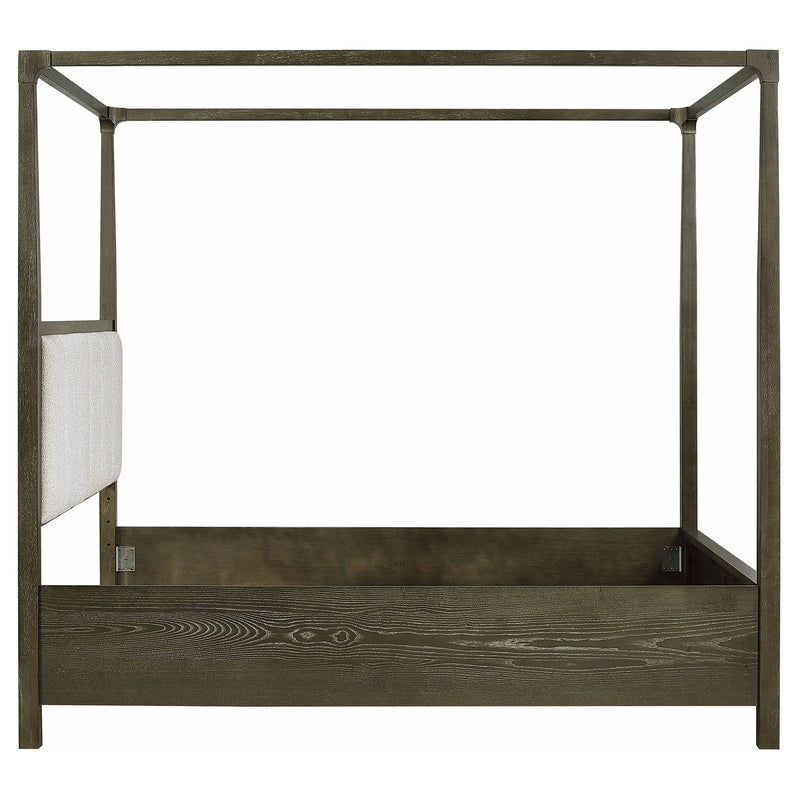 Gran Park Queen Canopy Bed Dark Cocoa