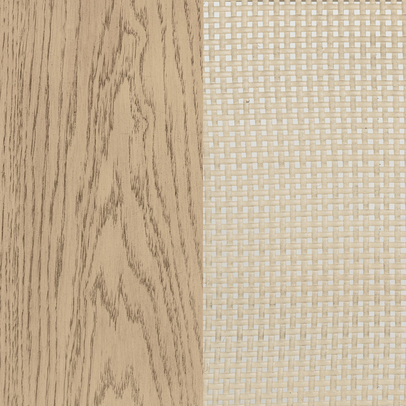 Kailani 9-drawer Dresser and Mirror Beige Oak