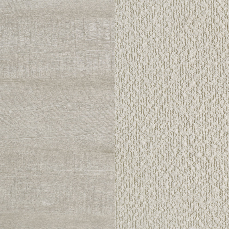 Trenton 54-inch Wood Full Panel Bed Rustic Cream