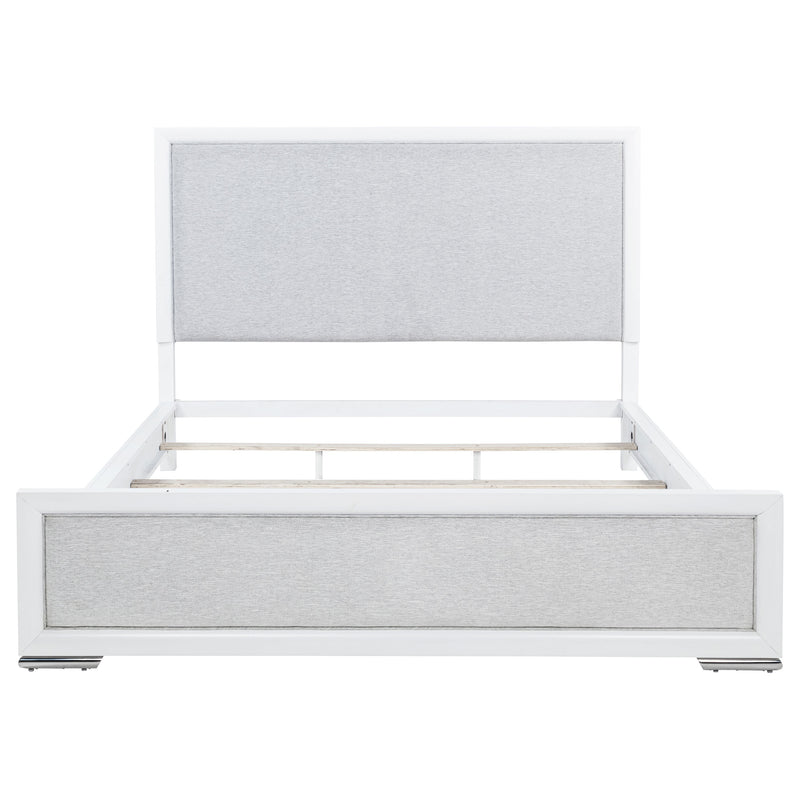 Gracemont 57-inch California King Panel Bed Grey and White