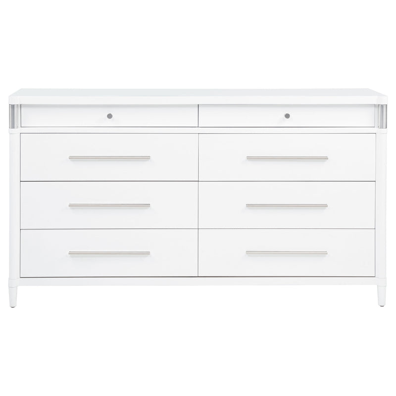 Gracemont 8-drawer Bedroom Dresser Cabinet White