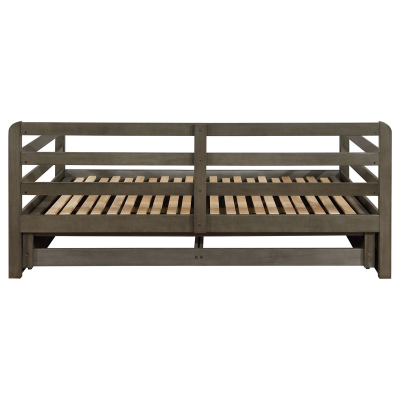 Sorrento 2-drawer Twin XL Daybed with Extension Trundle Grey