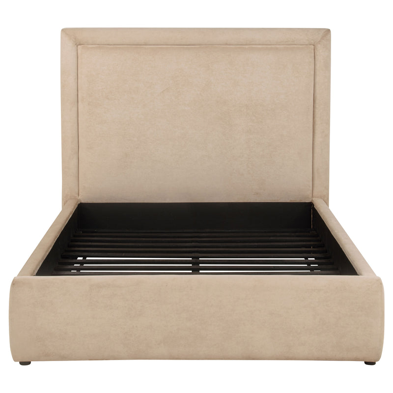 Lawson 54-inch Upholstered Full Platform Bed Light Saddle